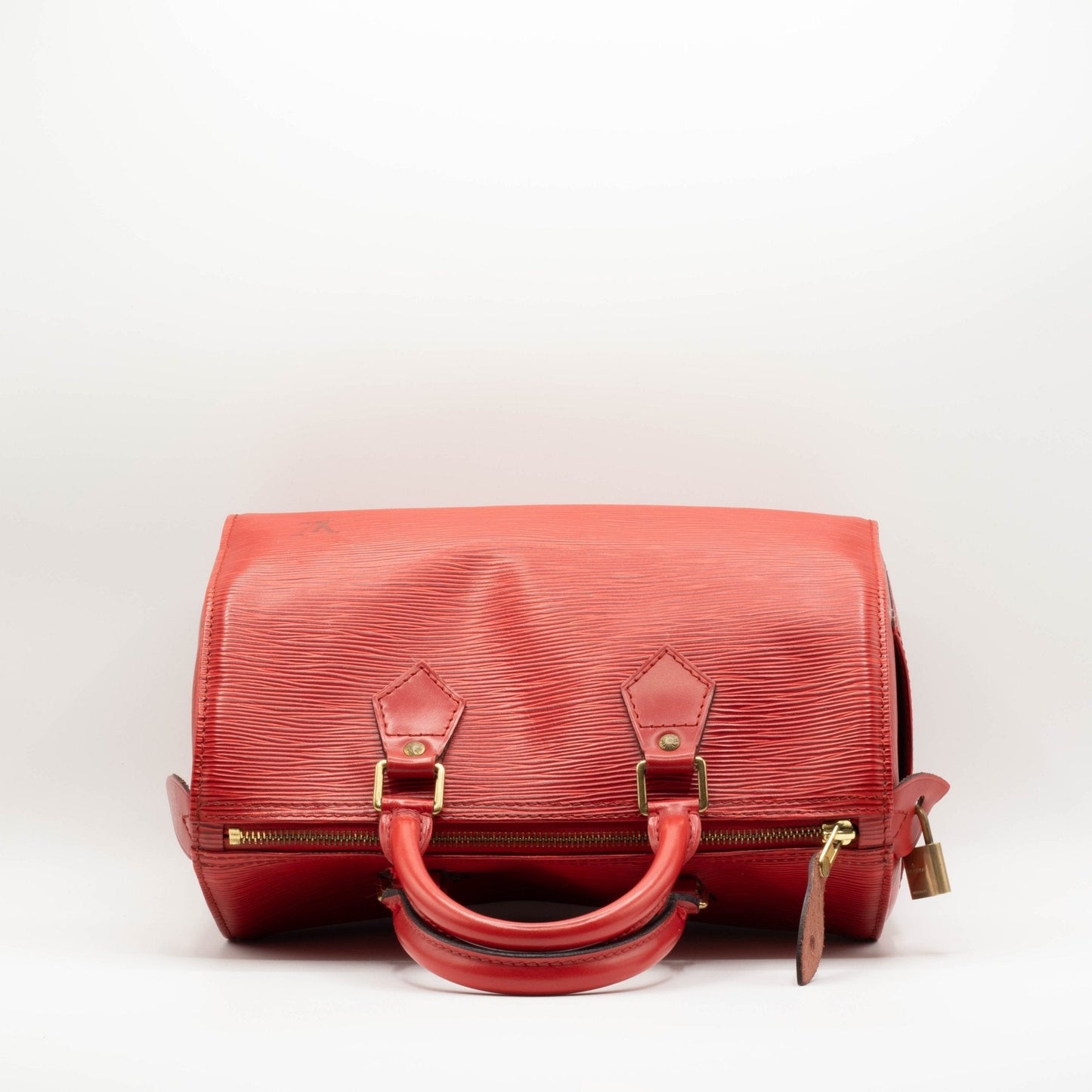 Second hand Louis Vuitton Speedy Epi Red 25 M43017 - Tabita Bags