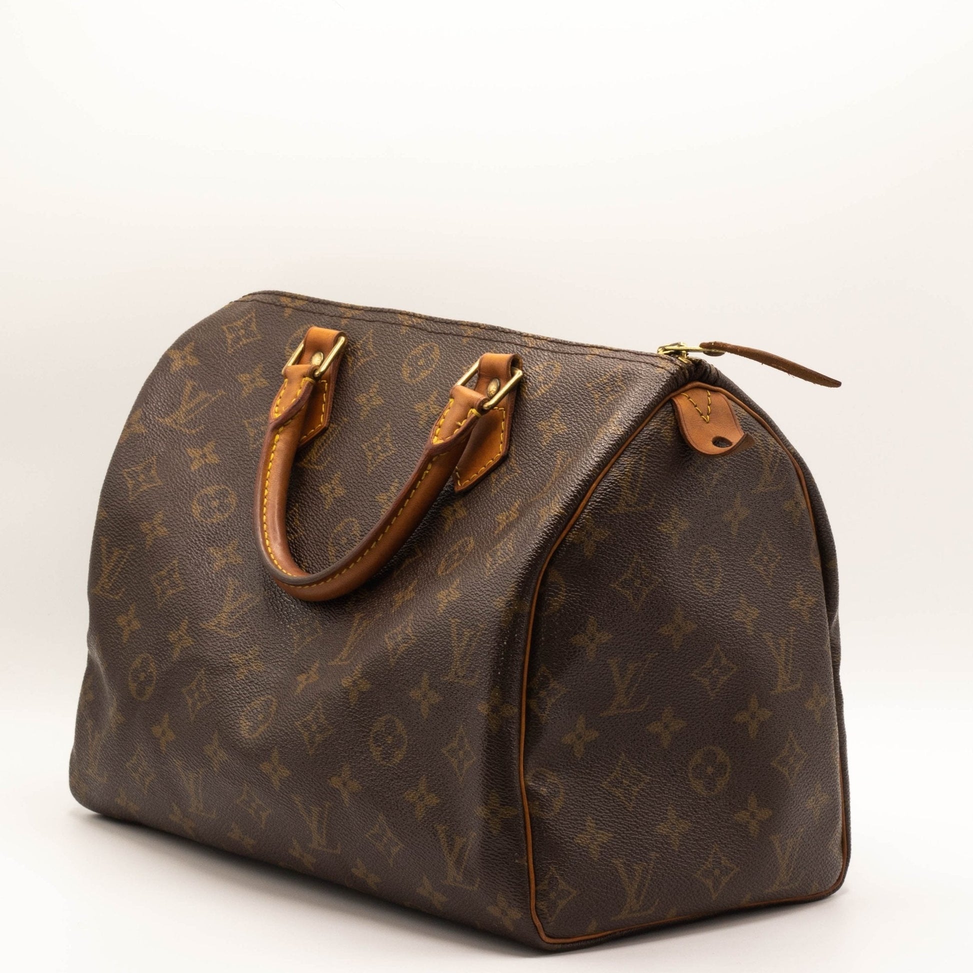 Louis Vuitton Speedy 30 M41526 Brown Monogram Hand Bag 11572