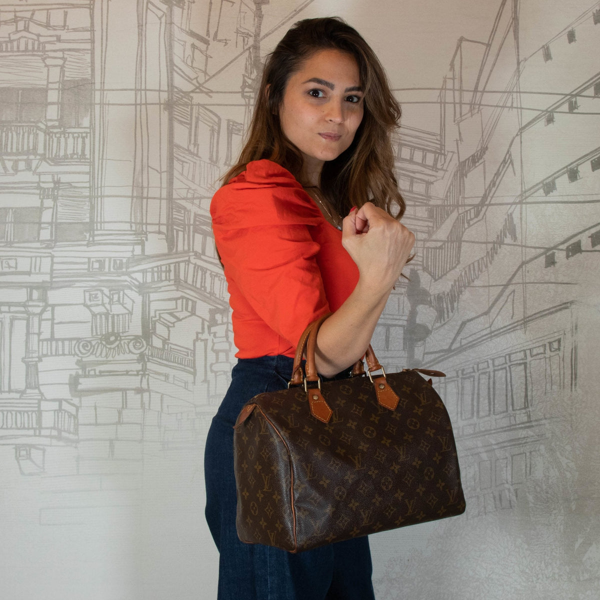 Second hand Louis Vuitton Speedy Monogram 30 M41526 - Tabita Bags