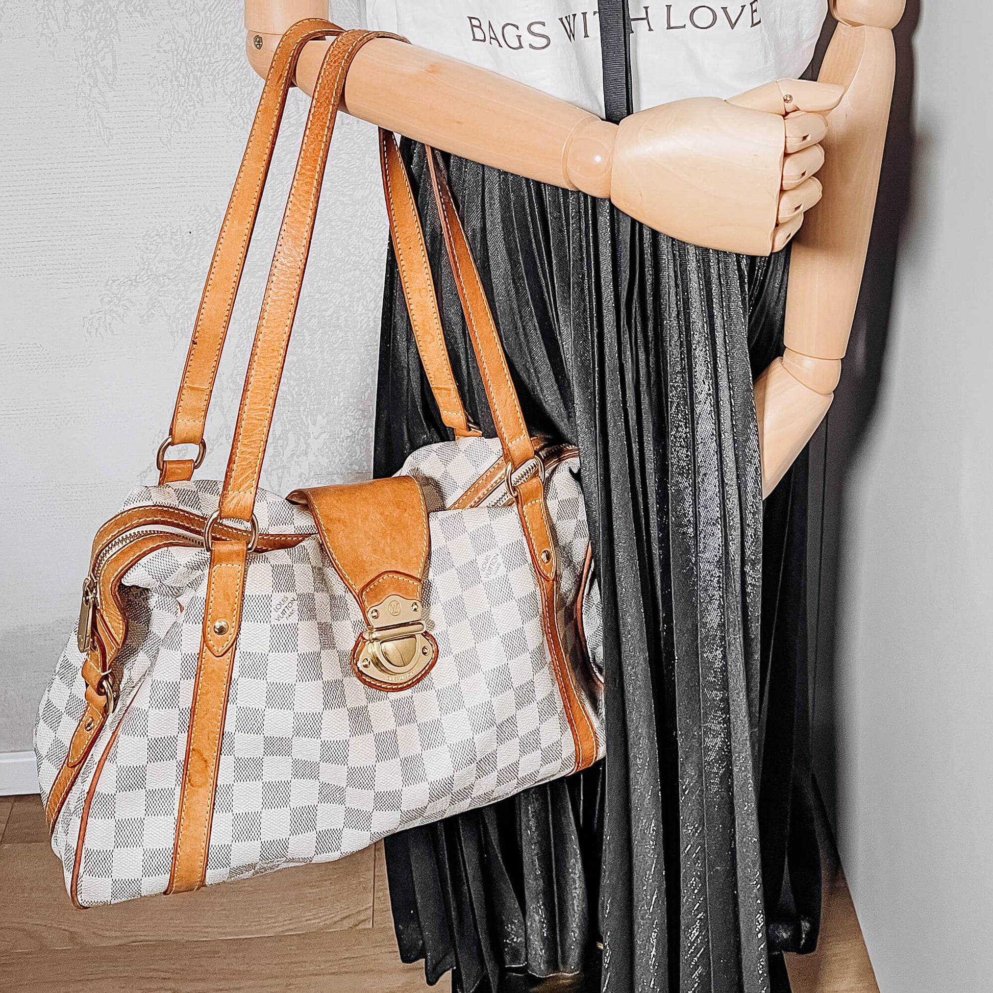 Louis Vuitton Stresa PM Damier Azur Canvas Bag - Tabita Bags
