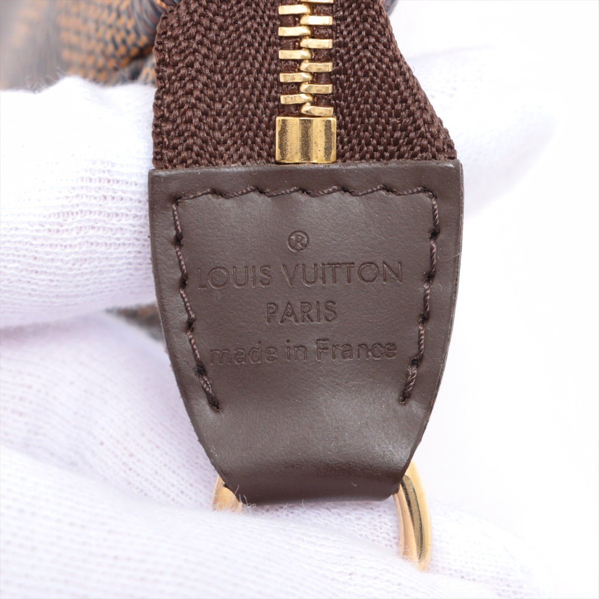 Auth Louis Vuitton Monogram T&B Mini Pochette Accessoires