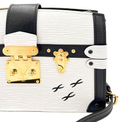 Second hand Louis Vuitton Trunk Clutch Epi Leather White Bag - Tabita Bags