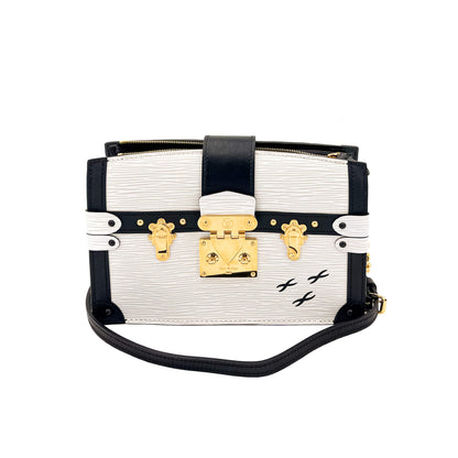 Second hand Louis Vuitton Trunk Clutch Epi Leather White Bag - Tabita Bags