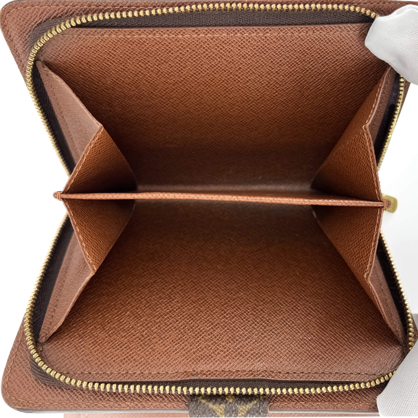 Second hand Louis Vuitton Vertical Compact Wallet Canvas Monogram - Tabita Bags