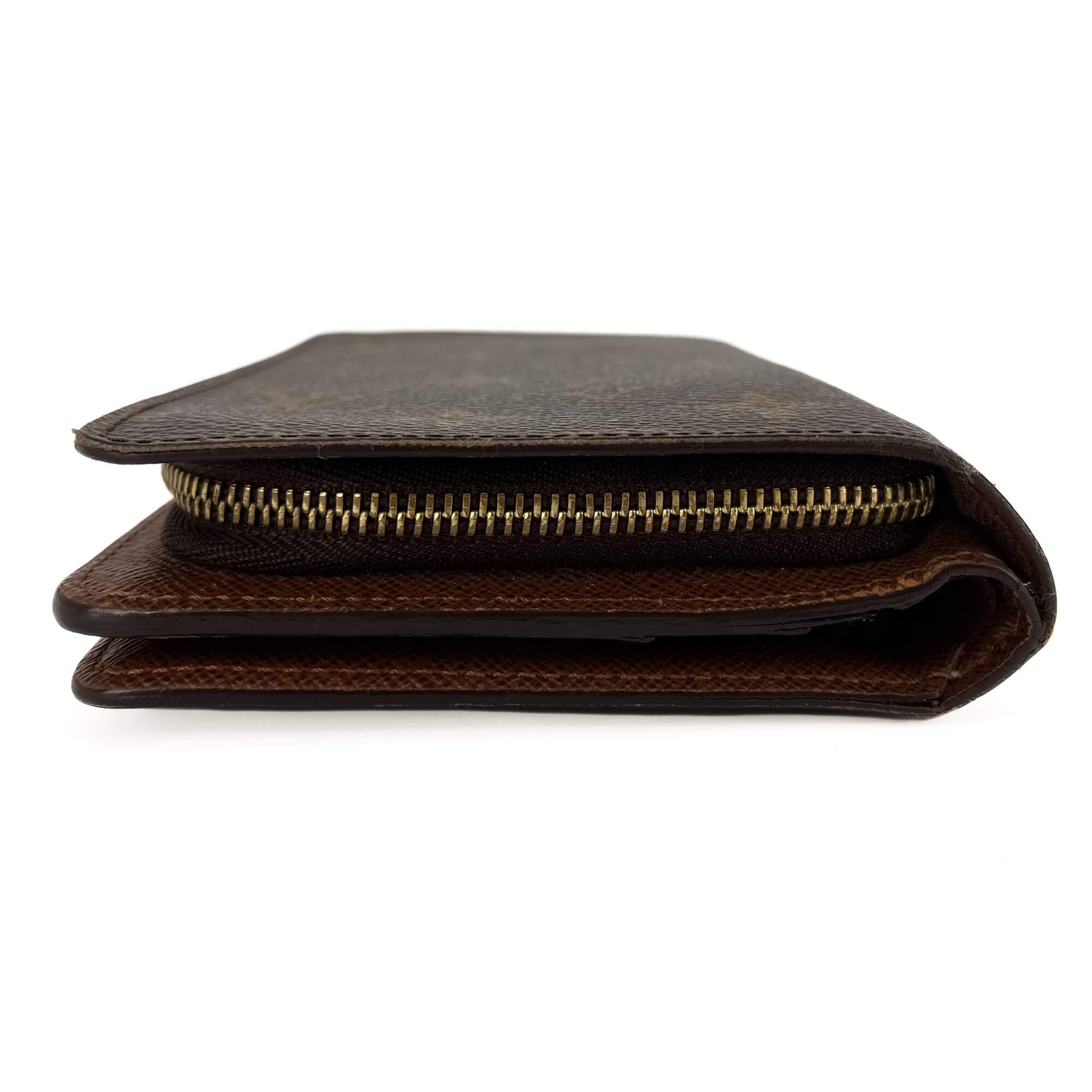 Second hand Louis Vuitton Vertical Compact Wallet Canvas Monogram - Tabita Bags