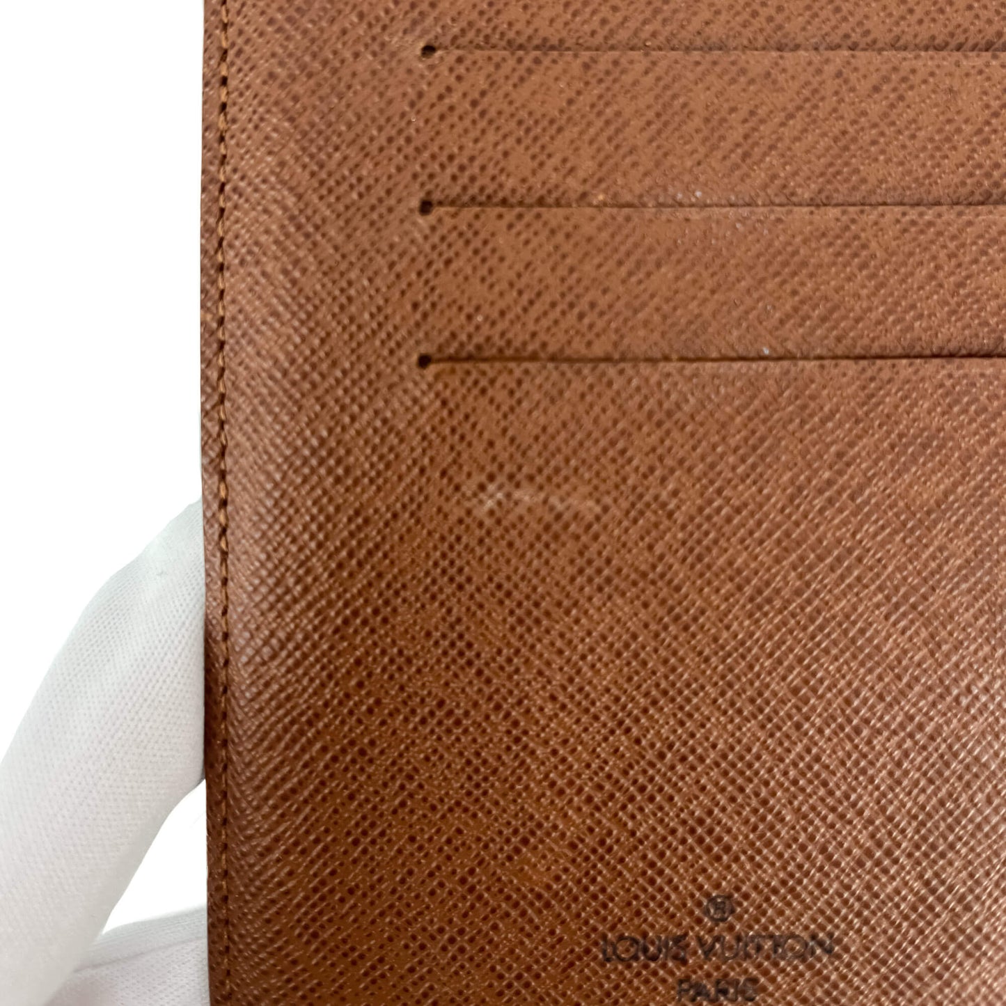 Second hand Louis Vuitton Vertical Compact Wallet Canvas Monogram - Tabita Bags