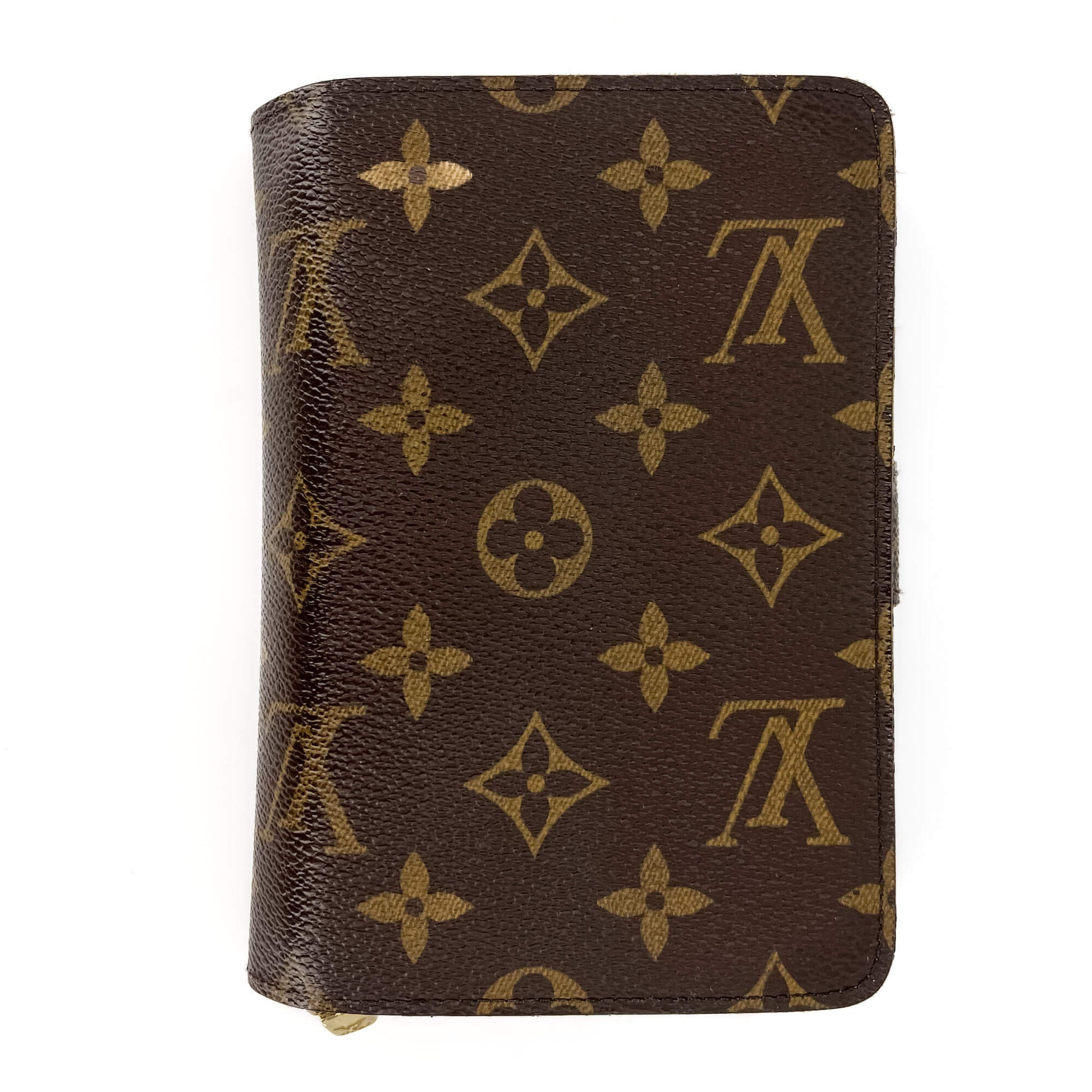 Second hand Louis Vuitton Vertical Compact Wallet Canvas Monogram - Tabita Bags