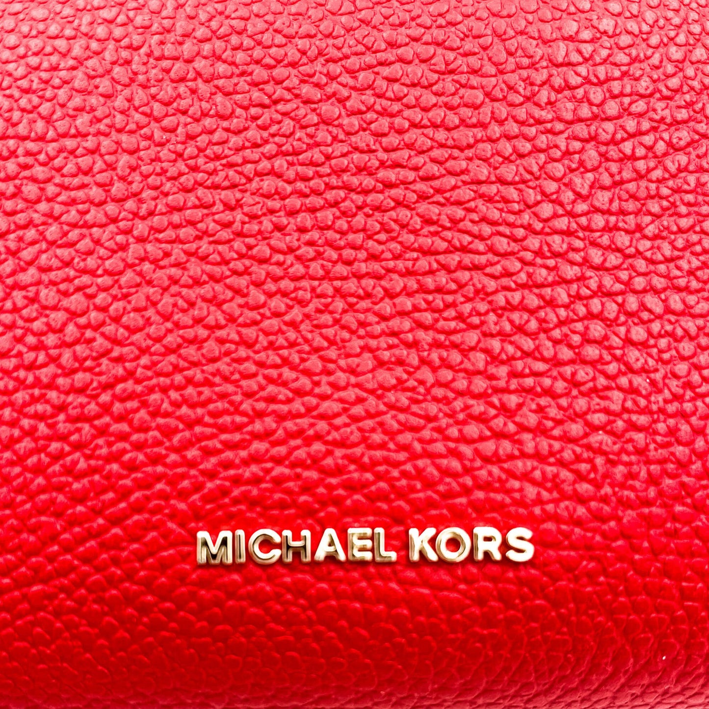 Second hand Michael Kors Envelope Wallet in Red Leather - Tabita Bags