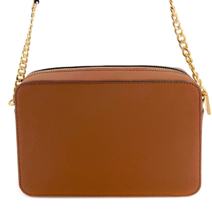 Second hand Michael Kors Jet Set Crossbody Brown Leather - Tabita Bags