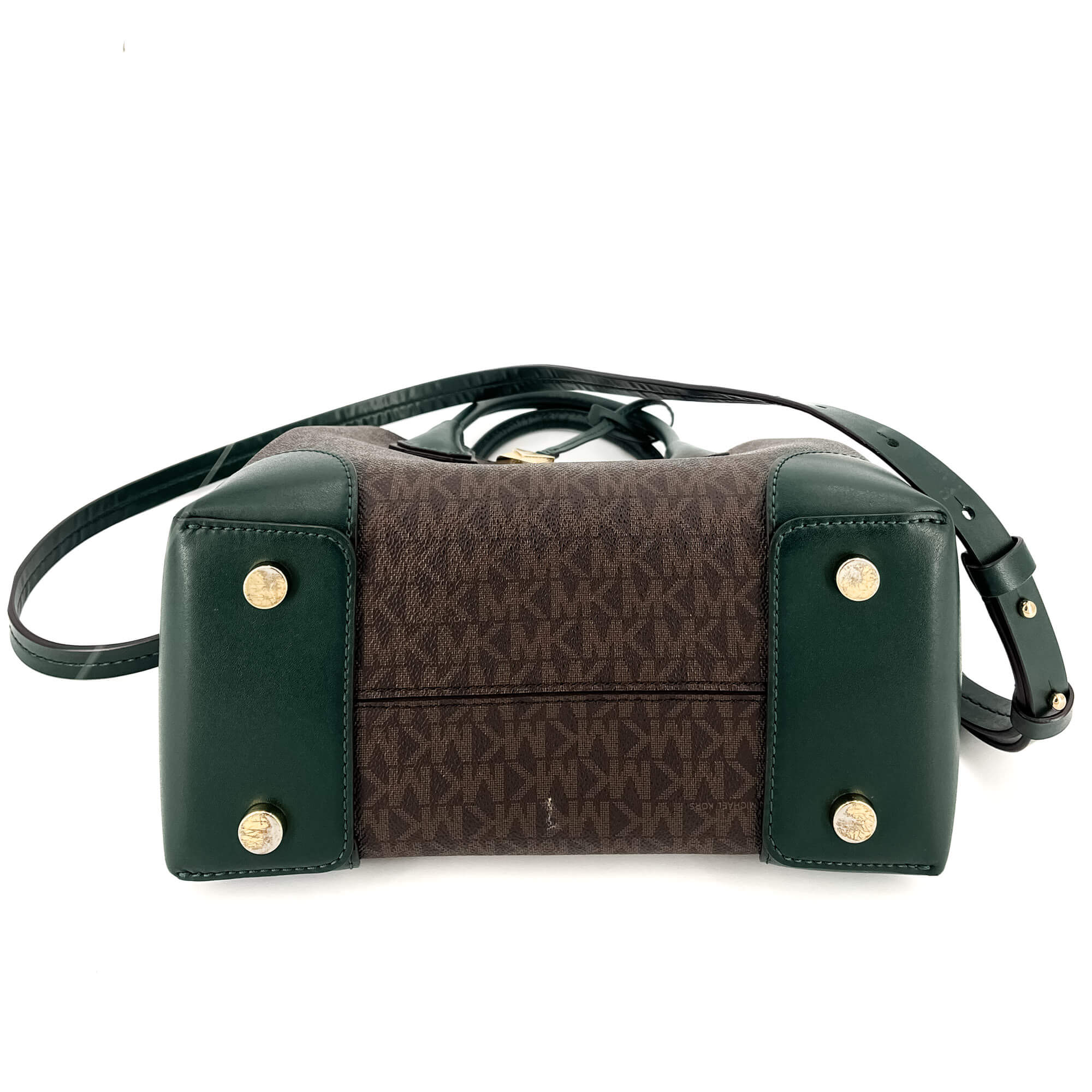 Michael kors dark top green bag