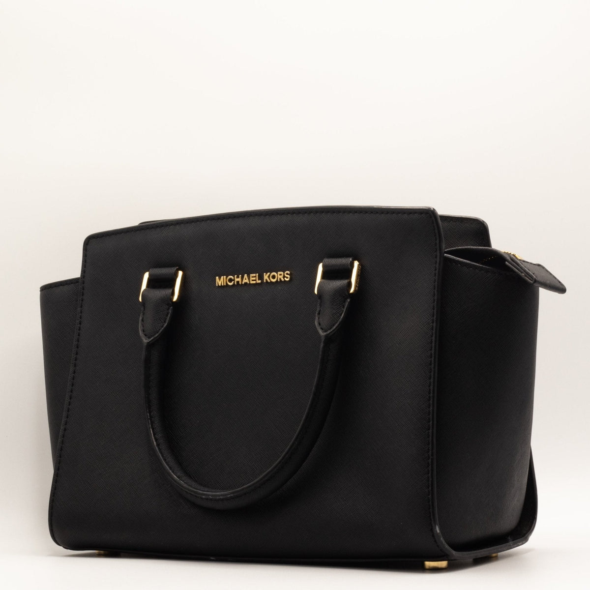 Second hand Michael Kors Selma Tote Black handbag 30S3GLMS2L - Tabita Bags