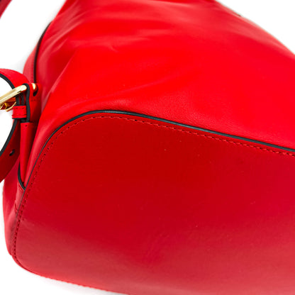 Second hand Moschino Leather Red Backpack - Tabita Bags