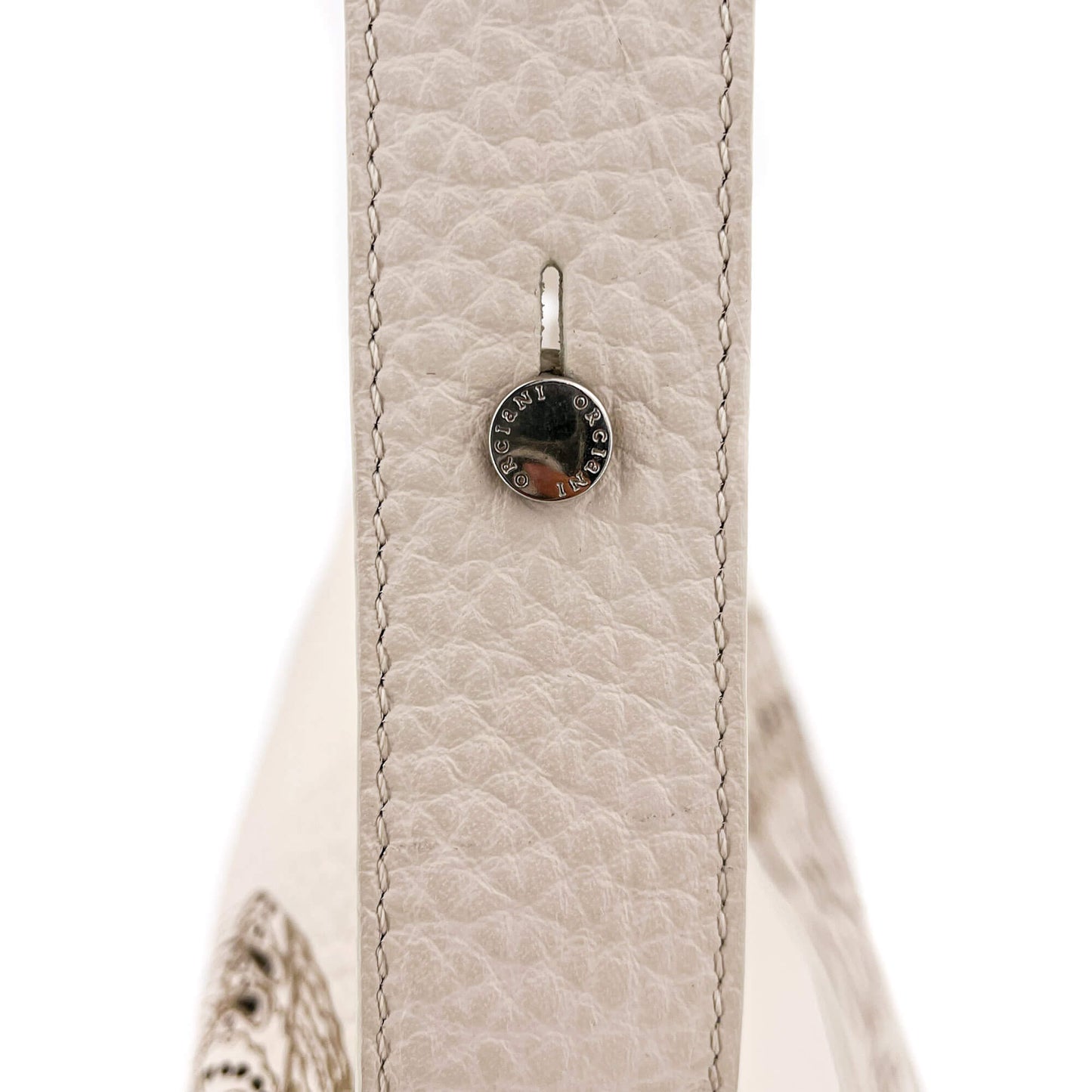 Second hand Orciani Sveva Large White Leather Special Edition Handbag - Tabita Bags