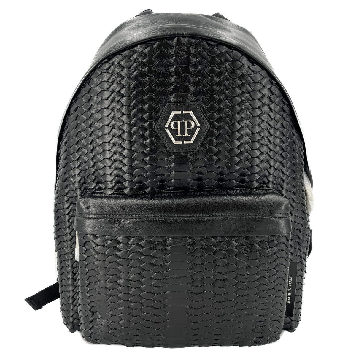 Second hand Philipp Plein Backpack Black Leather - Tabita Bags