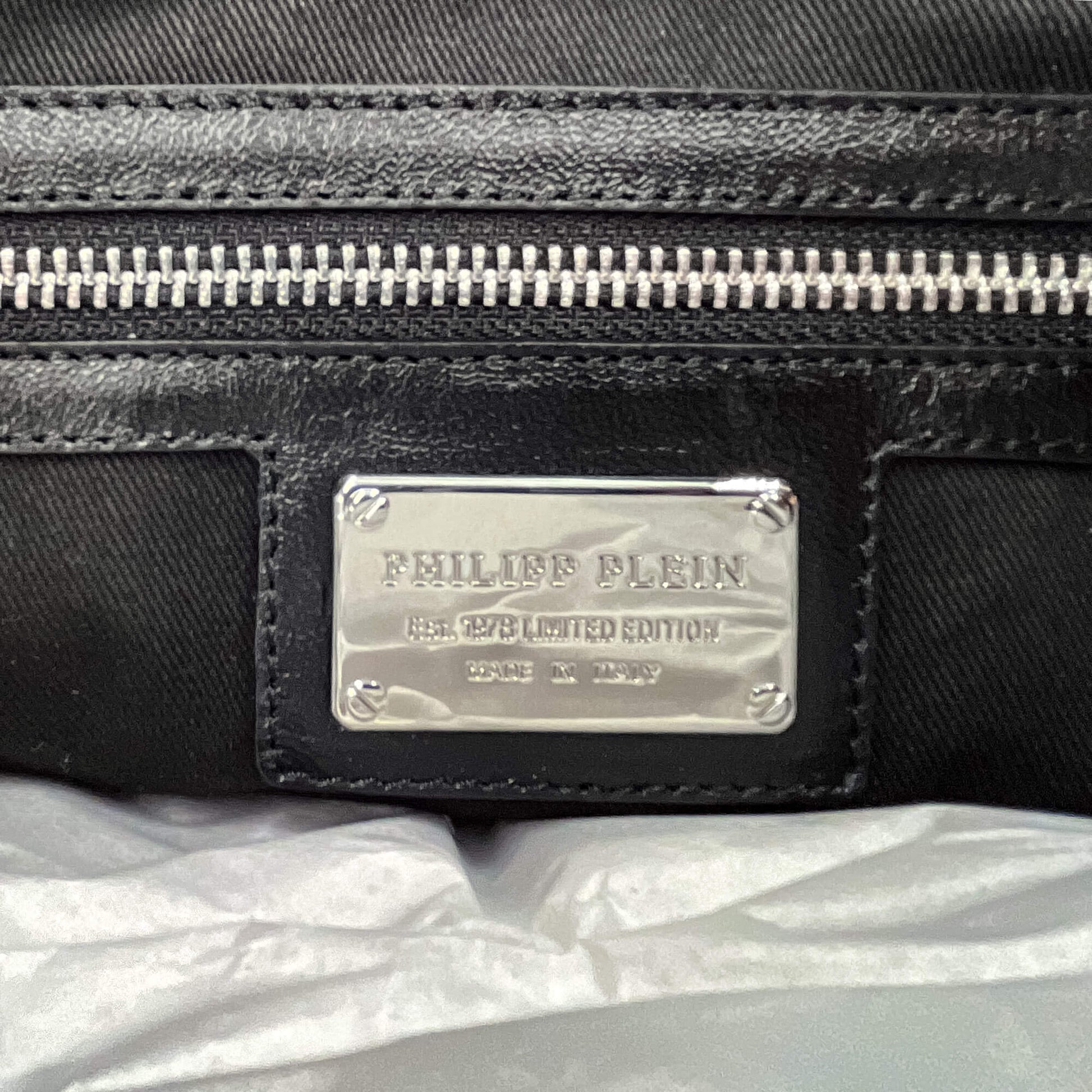 Second hand Philipp Plein Backpack Black Leather - Tabita Bags