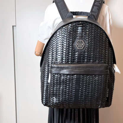 Second hand Philipp Plein Backpack Black Leather - Tabita Bags