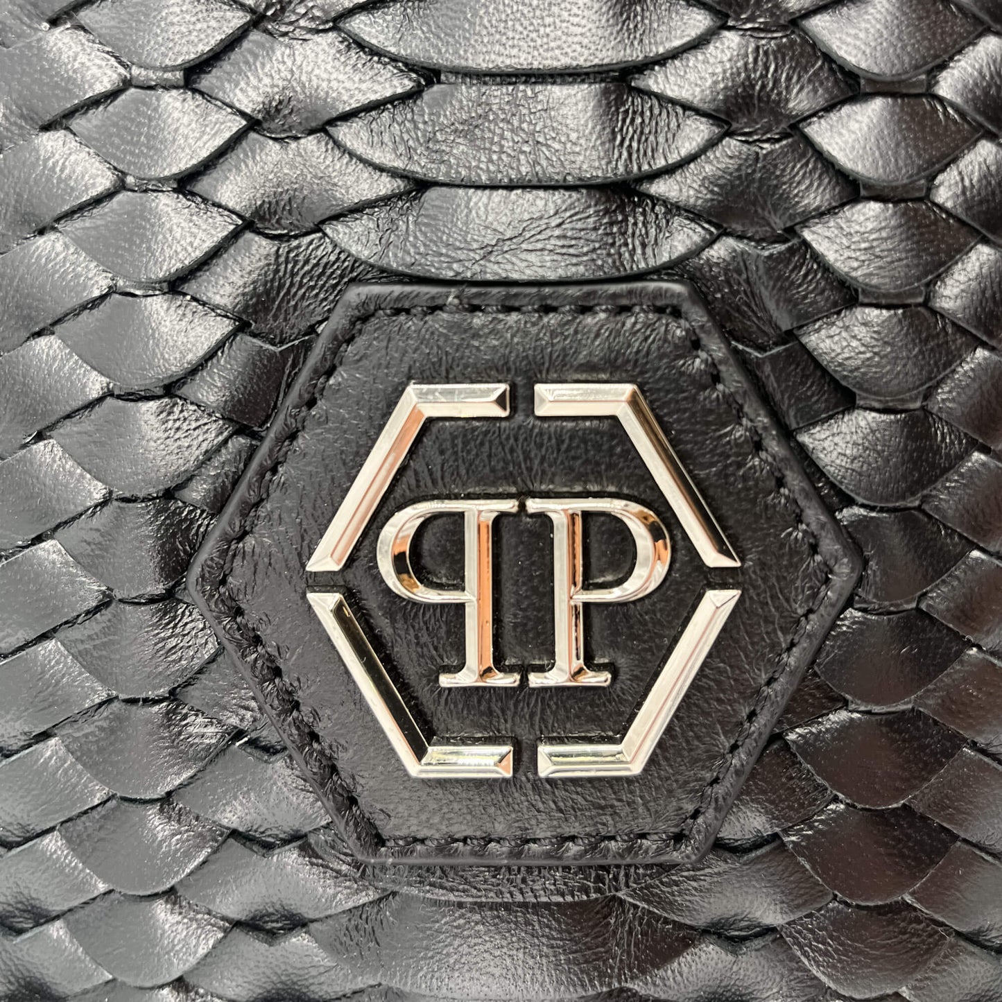 Second hand Philipp Plein Backpack Black Leather - Tabita Bags