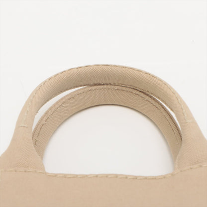 Second hand Prada 2-Way Canvas Tote Bag Beige - Tabita Bags