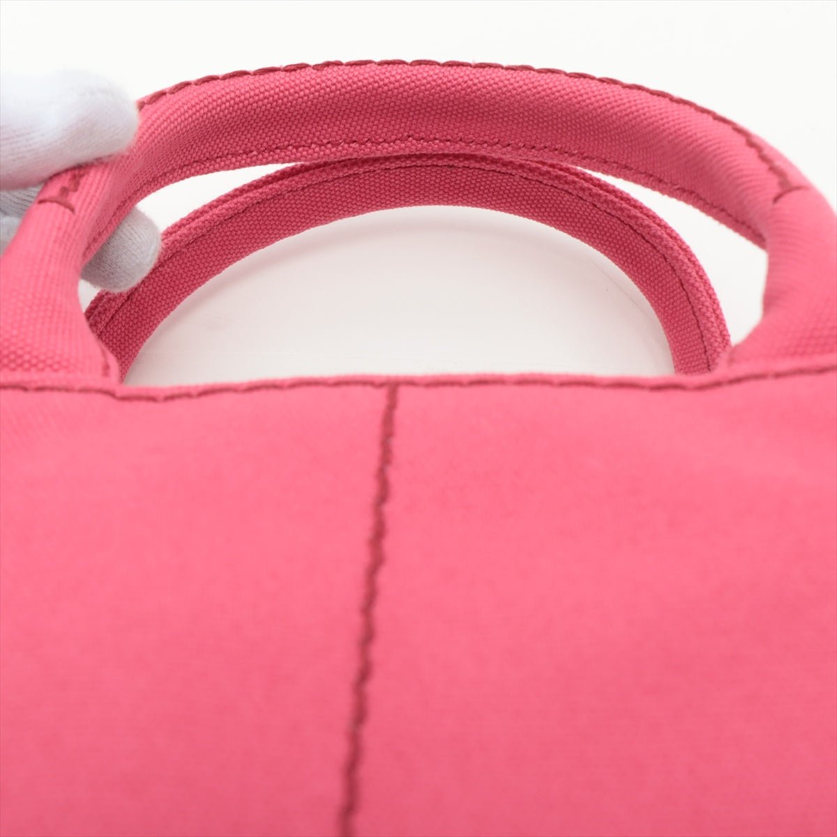 Second hand Prada 2-Way Canvas Tote Bag Pink - Tabita Bags