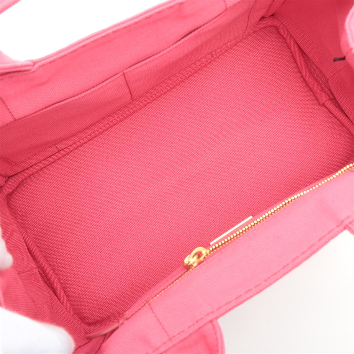 Second hand Prada 2-Way Canvas Tote Bag Pink - Tabita Bags