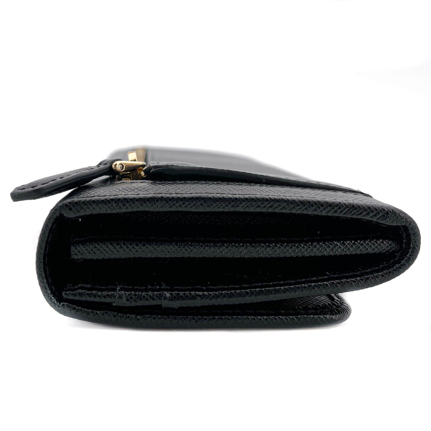 Second hand Prada Black Saffiano Wallet Large - Tabita Bags