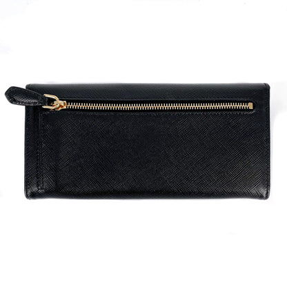 Second hand Prada Black Saffiano Wallet Large - Tabita Bags