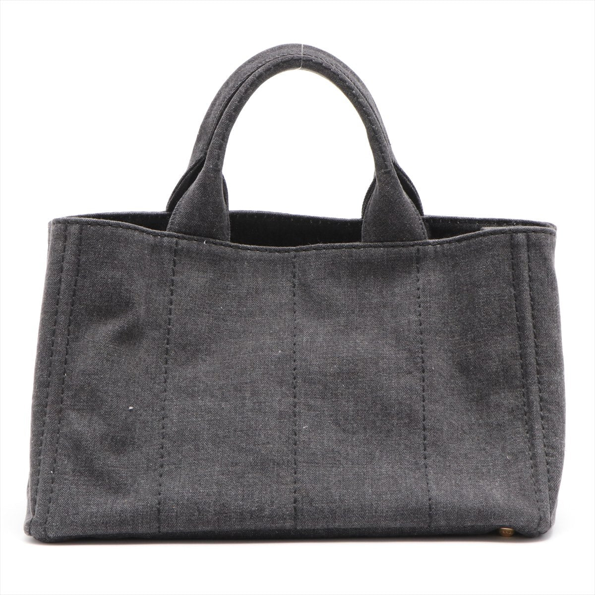 Second hand Prada Canapa Denim 2way Grey Large - Tabita Bags