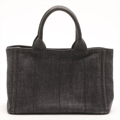 Second hand Prada Canapa Denim 2way Grey Small - Tabita Bags