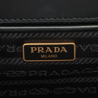 Second hand Prada Chain Flap Small Saffiano Leather White Bag - Tabita Bags