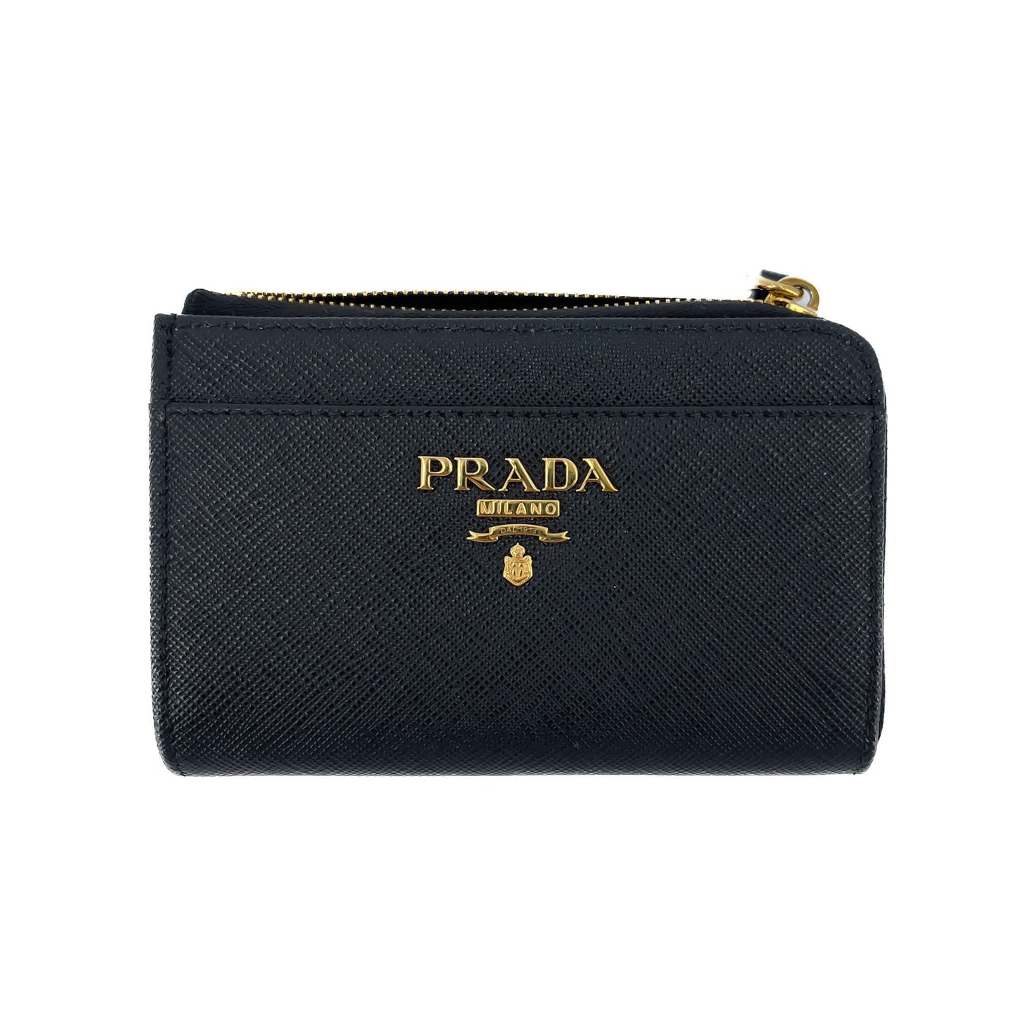 Second hand Prada Coin Case Saffiano Leather Black - Tabita Bags