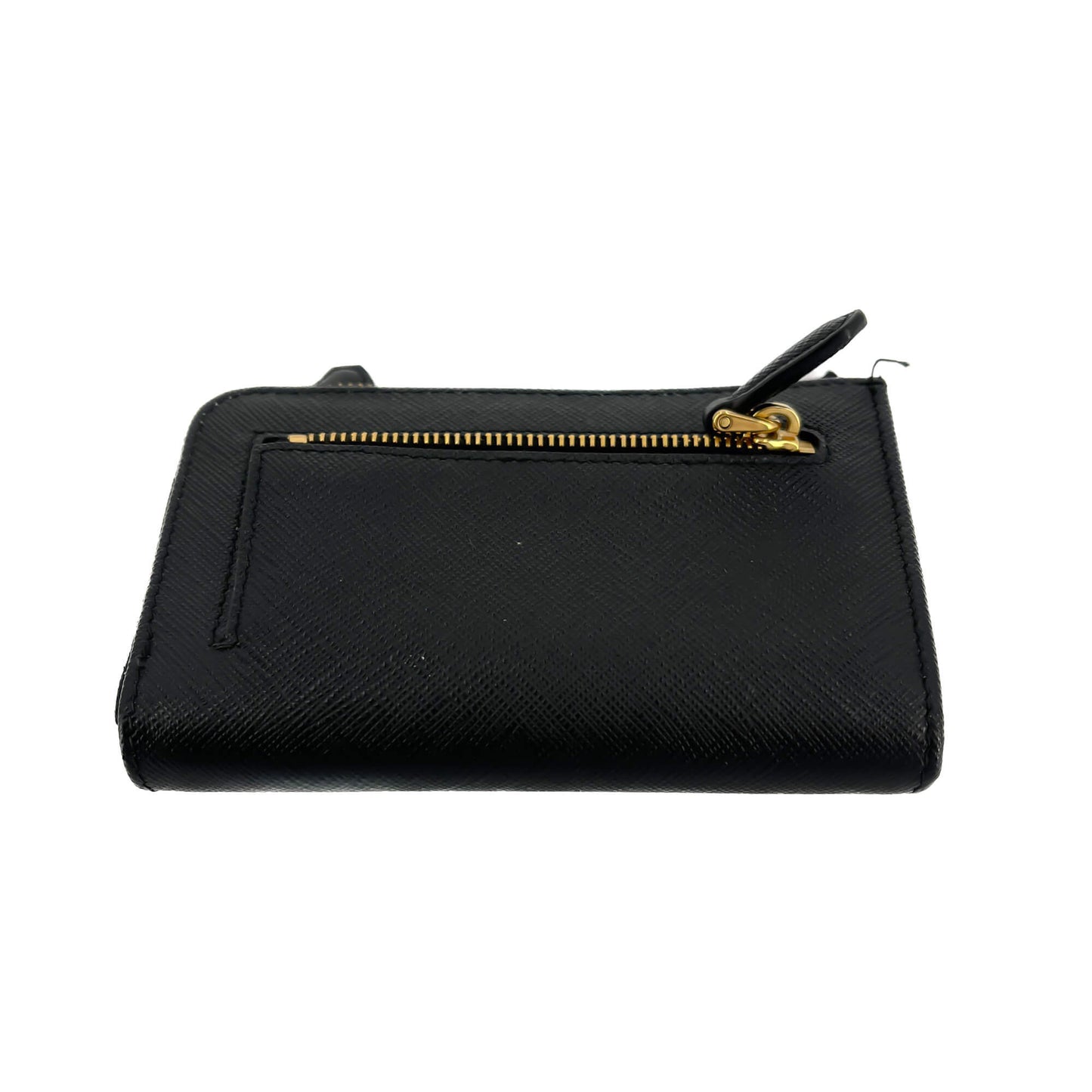 Second hand Prada Coin Case Saffiano Leather Black - Tabita Bags