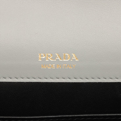 Prada-Envelope City Shoulder bag Grey Saffiano leather-at Tabita Bags