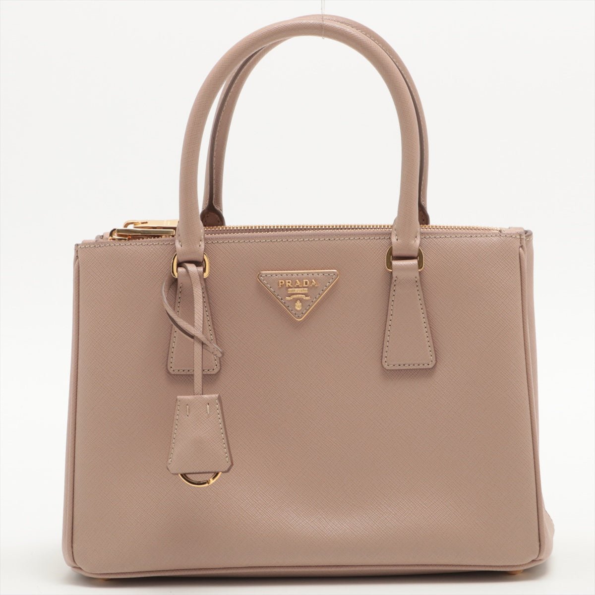 Second hand Prada Galleria in Saffiano Leather 2way handbag Cipria - Tabita Bags