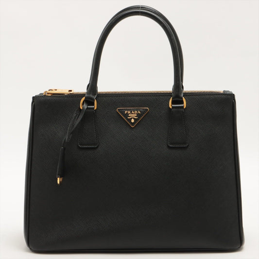 Second hand Prada Galleria Large 2way Black Saffiano Leather - Tabita Bags