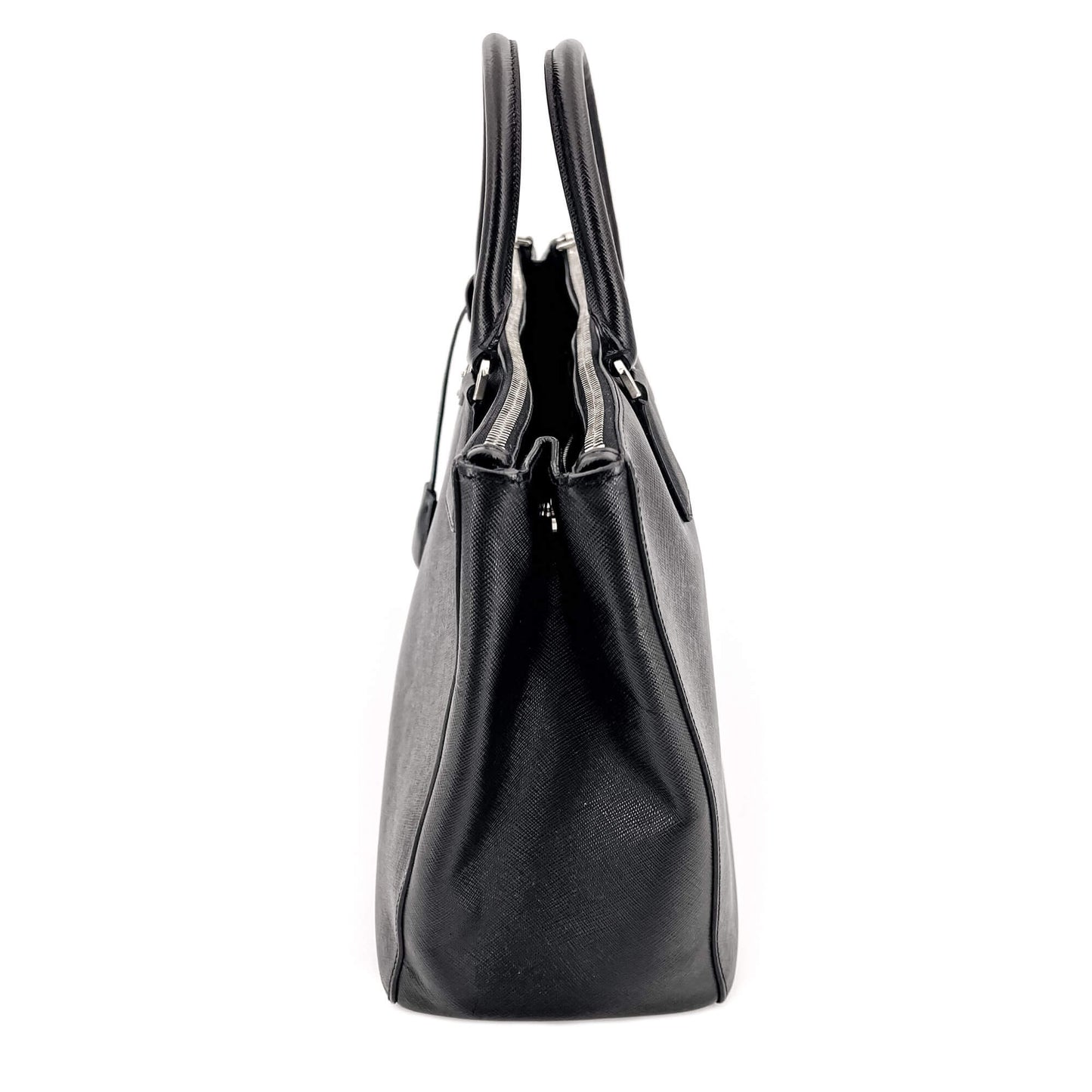 Second hand Prada Galleria Large Leather Black Tote - Tabita Bags