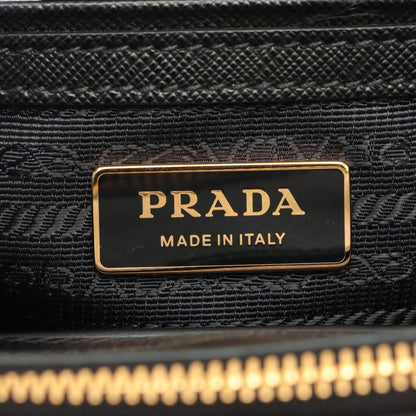 Second hand Prada Galleria Medium 2way Black Saffiano Leather - Tabita Bags