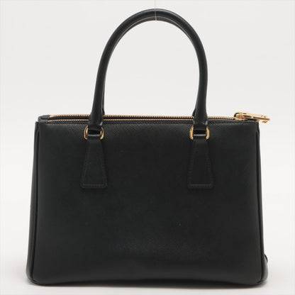 Second hand Prada Galleria Medium 2way Black Saffiano Leather - Tabita Bags