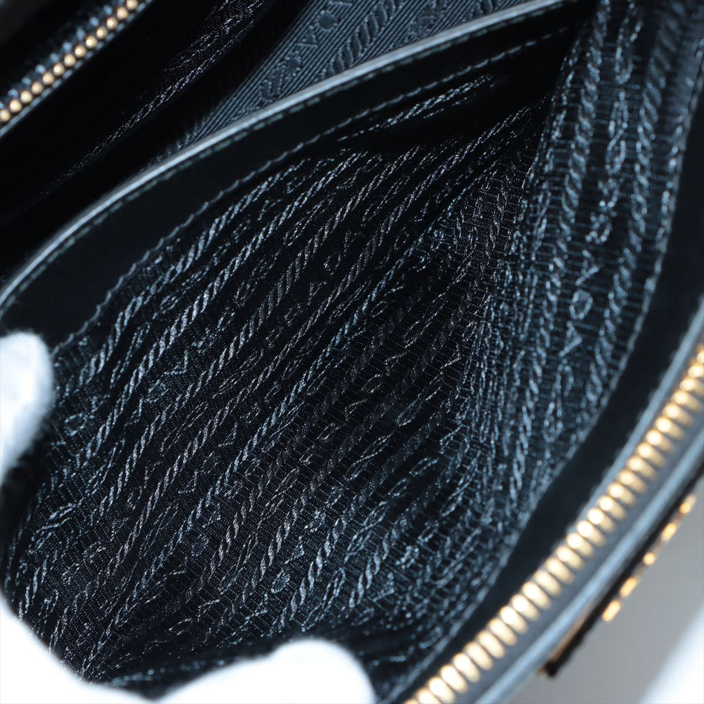 Second hand Prada Galleria Medium 2way Black Saffiano Leather - Tabita Bags