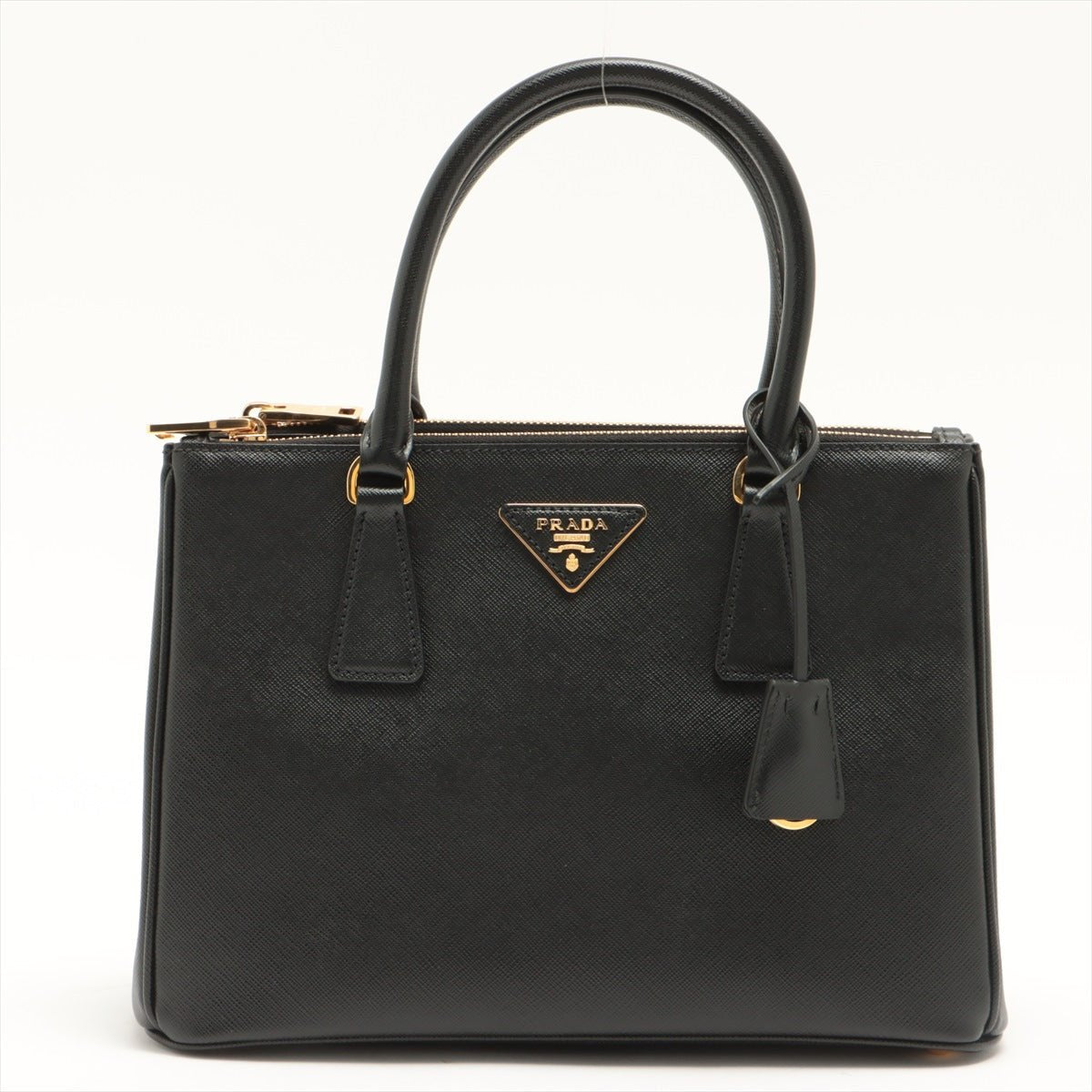 Second hand Prada Galleria Medium 2way Black Saffiano Leather - Tabita Bags