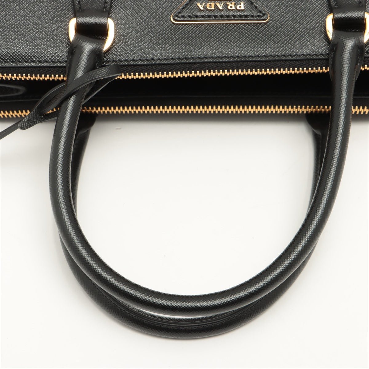 Second hand Prada Galleria Medium 2way Black Saffiano Leather - Tabita Bags