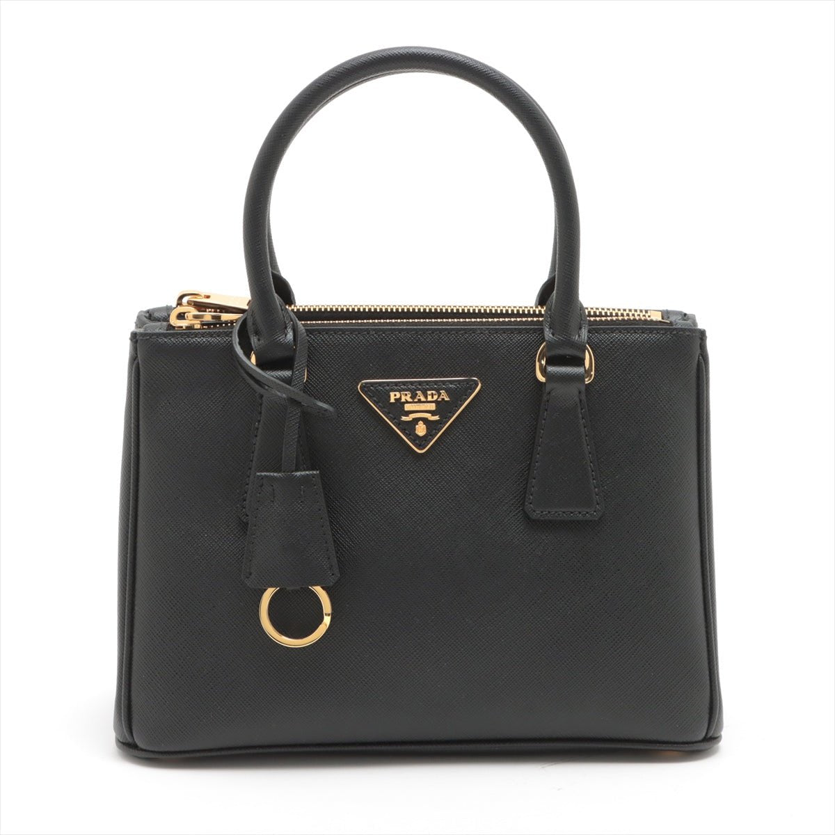 Second hand Prada Galleria Small Saffiano Leather Black Bag - Tabita Bags