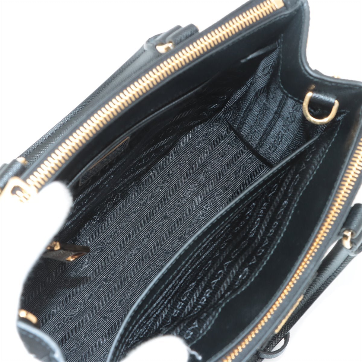 Second hand Prada Galleria Small Saffiano Leather Black Bag - Tabita Bags