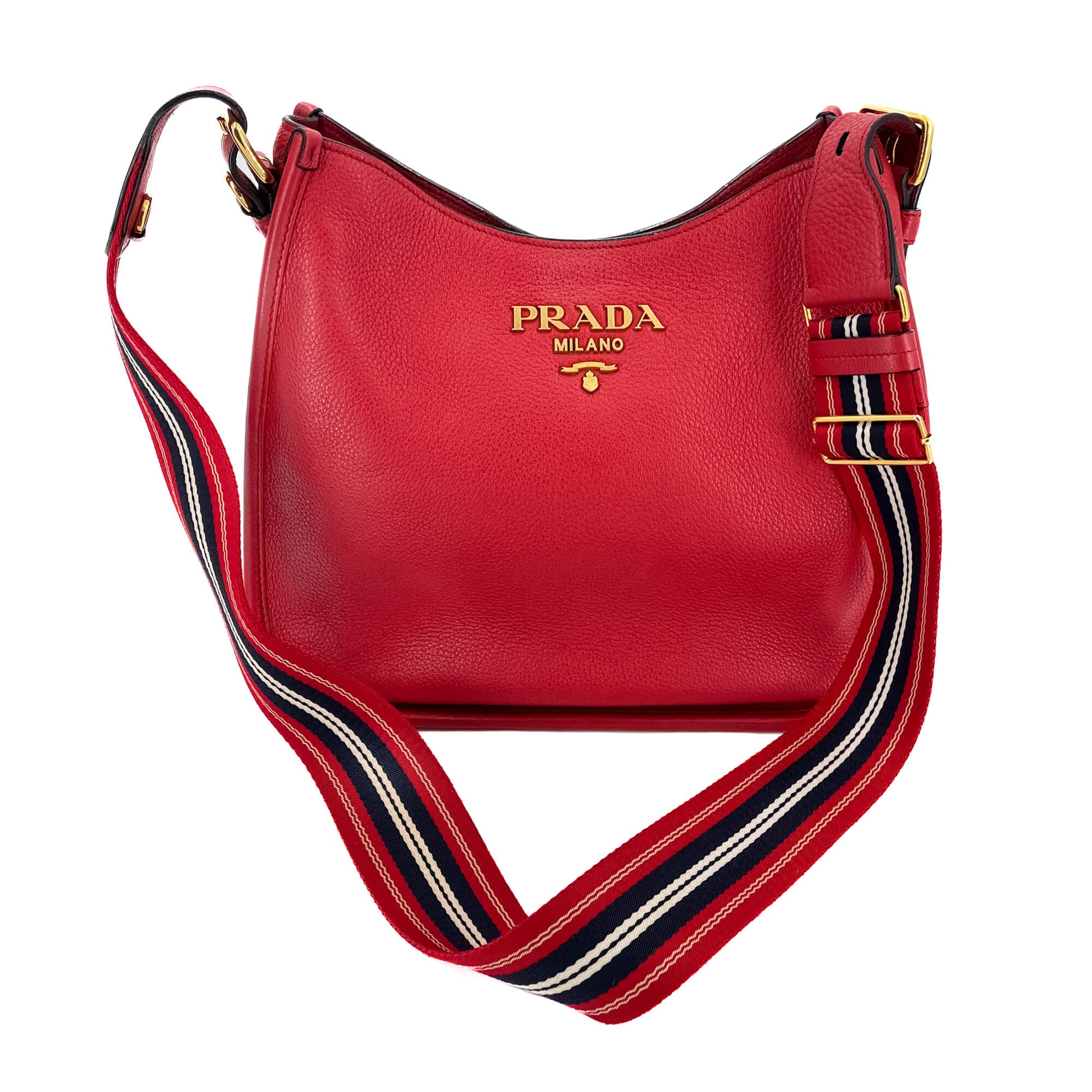 Second hand Prada Hobo Red Leather - Tabita Bags