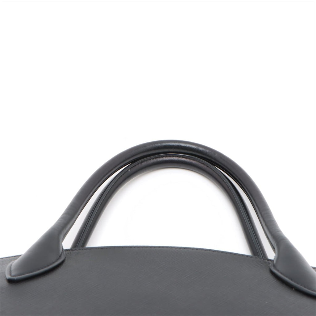 Second hand Prada Monochrome Medium Saffiano Leather Black Bag - Tabita Bags