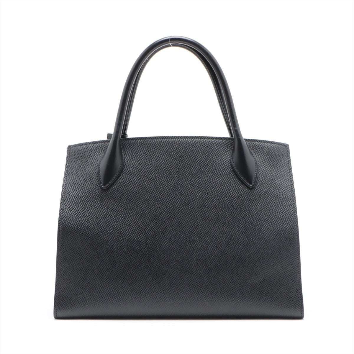 Prada Monochrome Medium Saffiano Leather Black Bag Tabita Bags