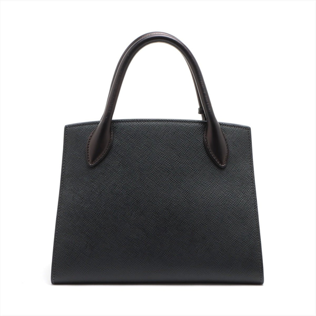 Second hand Prada Monochrome Small Saffiano Leather Black Bag - Tabita Bags