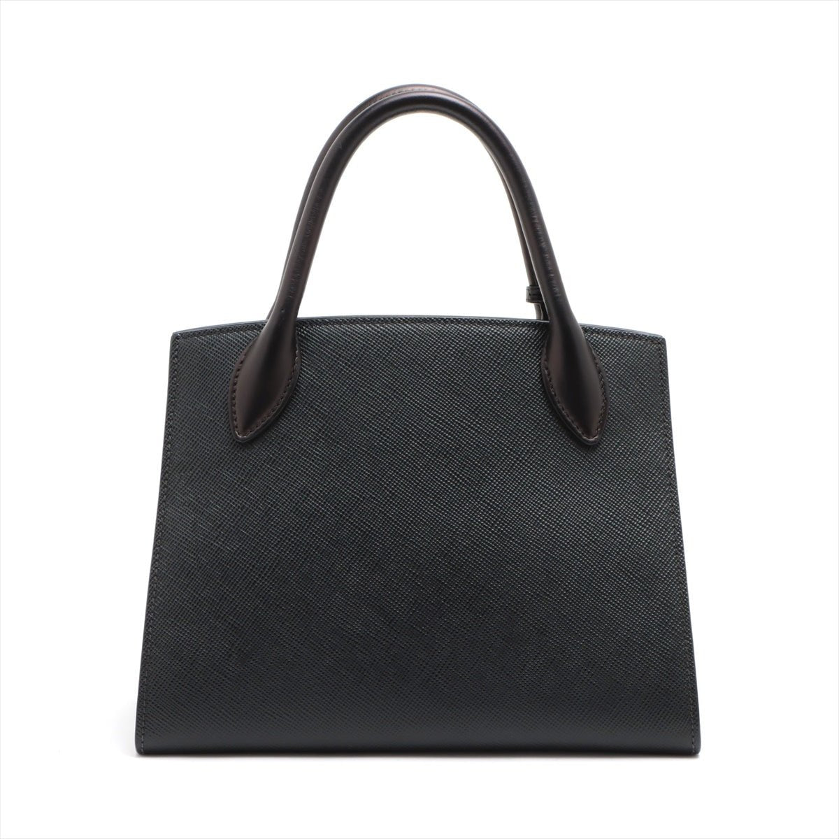 Second hand Prada Monochrome Small Saffiano Leather Black Bag - Tabita Bags