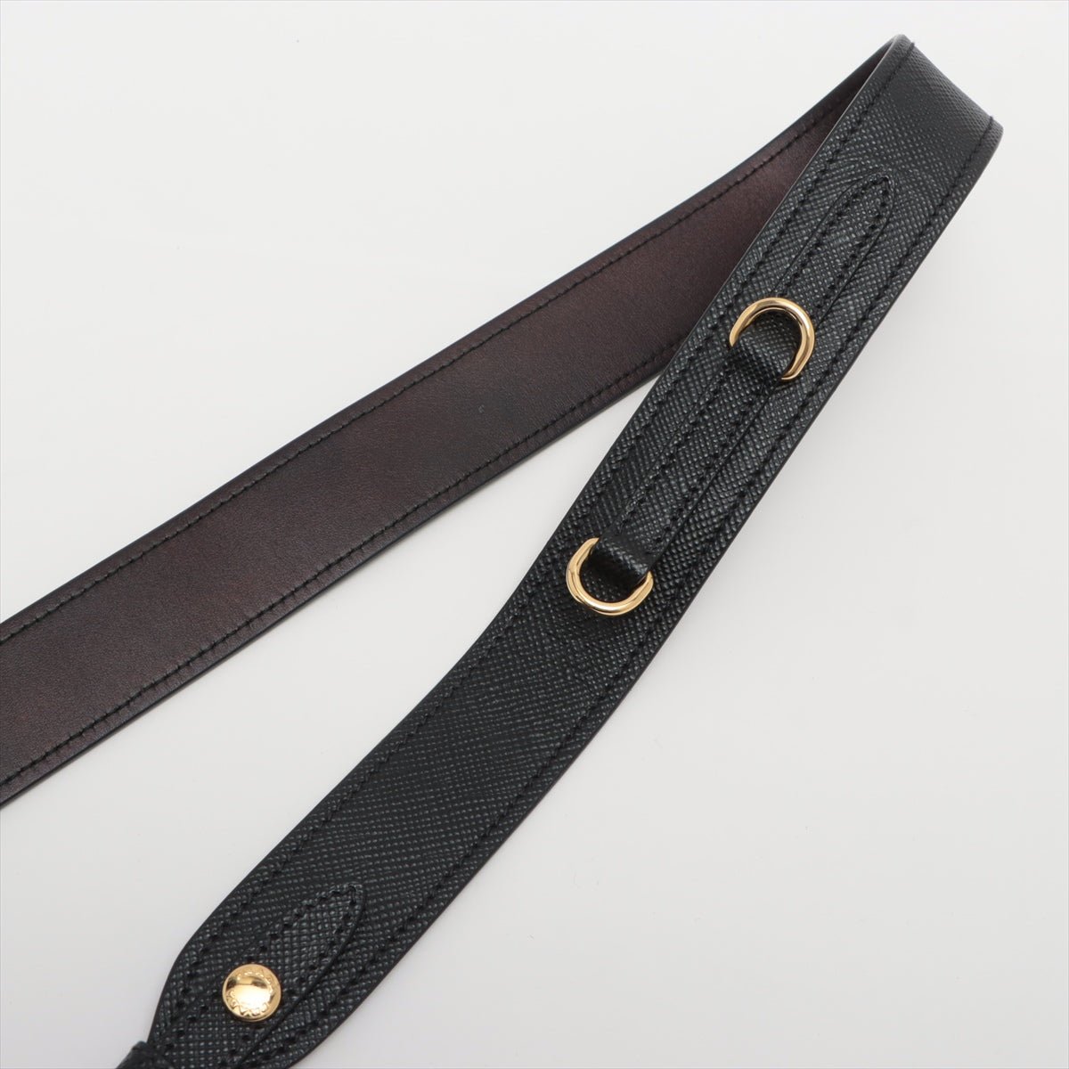 Second hand Prada Monochrome Small Saffiano Leather Black Bag - Tabita Bags