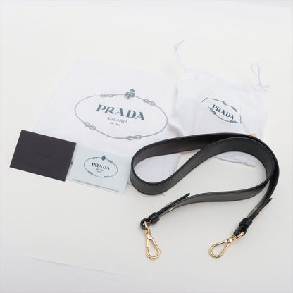 Second hand Prada Monochrome Small Saffiano Leather Black Bag - Tabita Bags