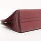 Second hand Prada Monochrome Small Saffiano Leather Burgundy Bag - Tabita Bags